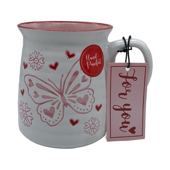 Sheffield Home Butterflies & Hearts Coffee Mug - Picture 1 of 3